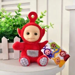 Petite Peluche Teletubbies Pendentif Pour Bébé 14 Petite Peluche Teletubbies Pendentif Pour Bébé -Ma Pleuche Soldes red 11cm pendant jouet en peluche pour bebe teletubbies variants 11